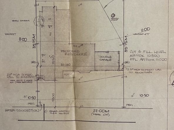 7 Sandford lot plan