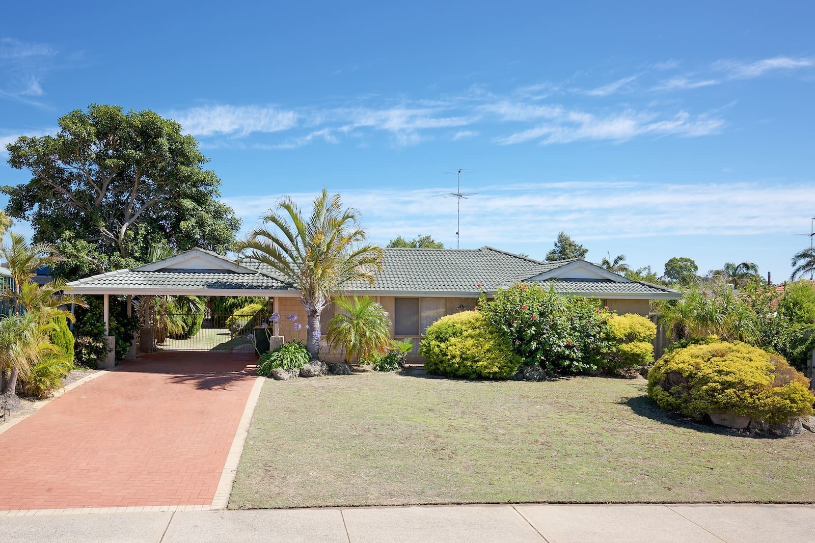 Halls Head House for sale street view of 11 Floribunda Avenue Halls Head. Listed for sale by Halls Head Real Estate