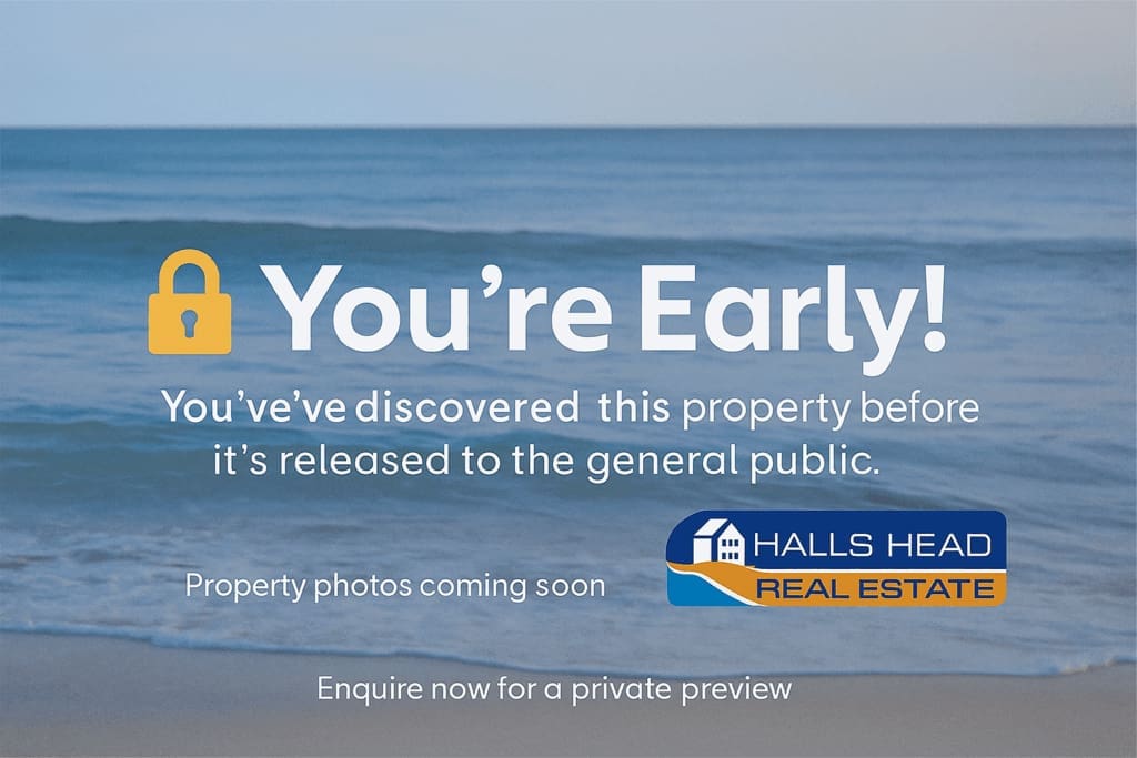 You are early to this coming soon listing