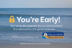 You are early to this coming soon listing