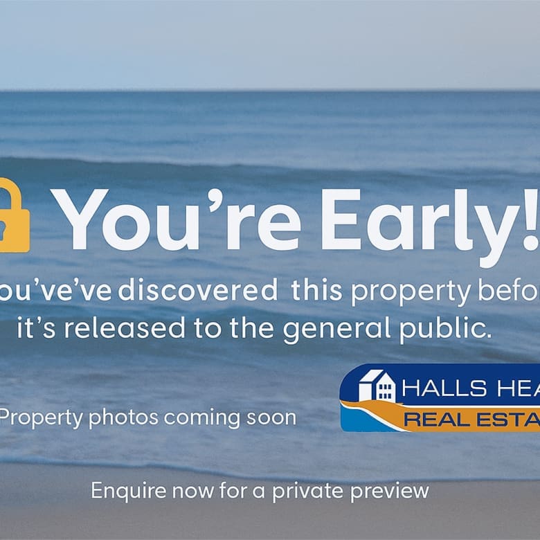 You are early to this coming soon listing